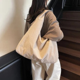 کیف بزرگ دوشی برزنتی (tote bag)برند bobo ,کد ۱_۱۶۳۶