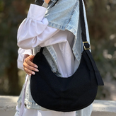کیف دوشی دستی زنانه کتان